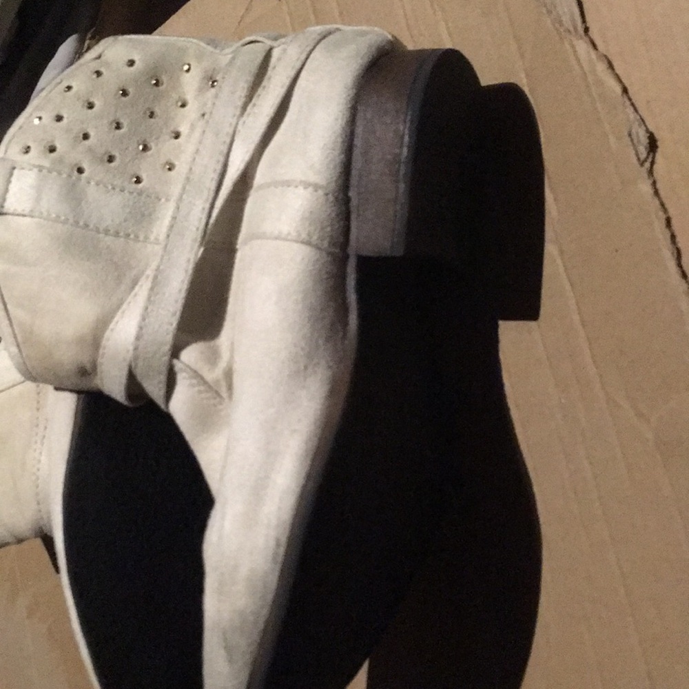 White old navy ankle boots